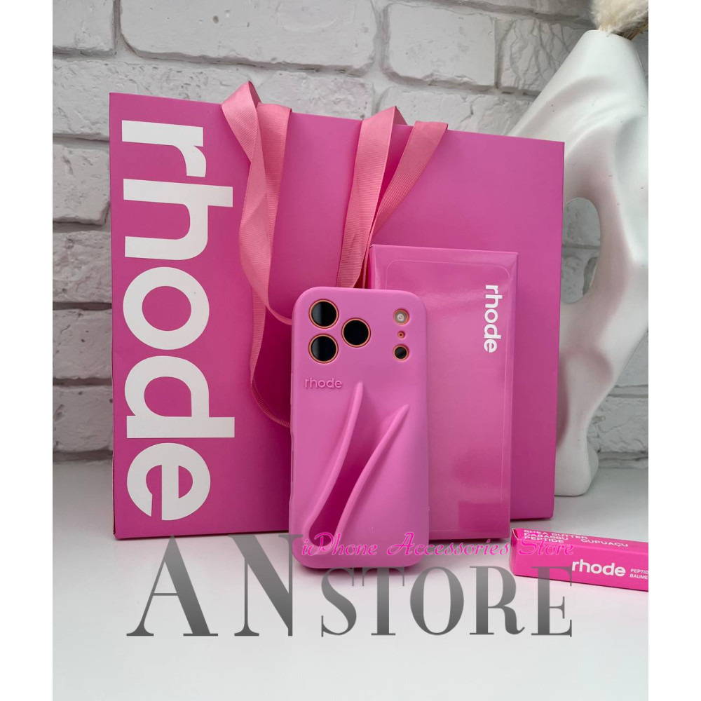 Подарунковий набір RHODE SHORTCAKE Pink з чохлом та фірмовий пакет
